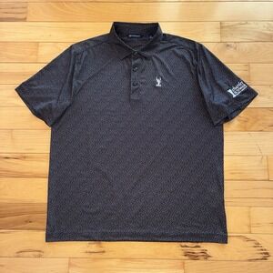 Men's L Golf Polo Charles Schwab Championship Performance Stretch Cutter Buck